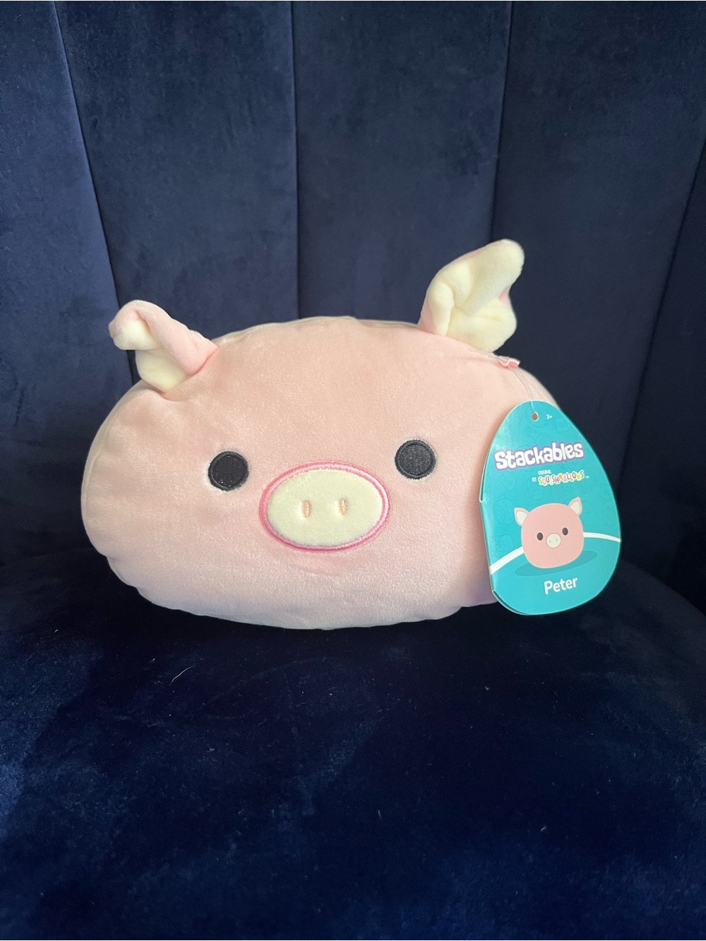 8” Peter pig stackable squishmallow
